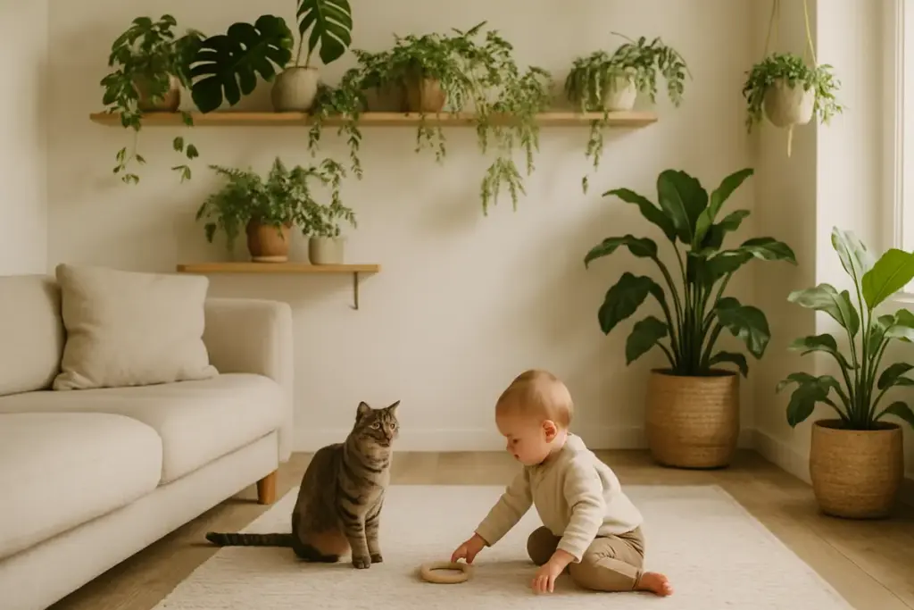 Piante da interno tossiche per gatti e bambini: come riconoscerle e quali scegliere
