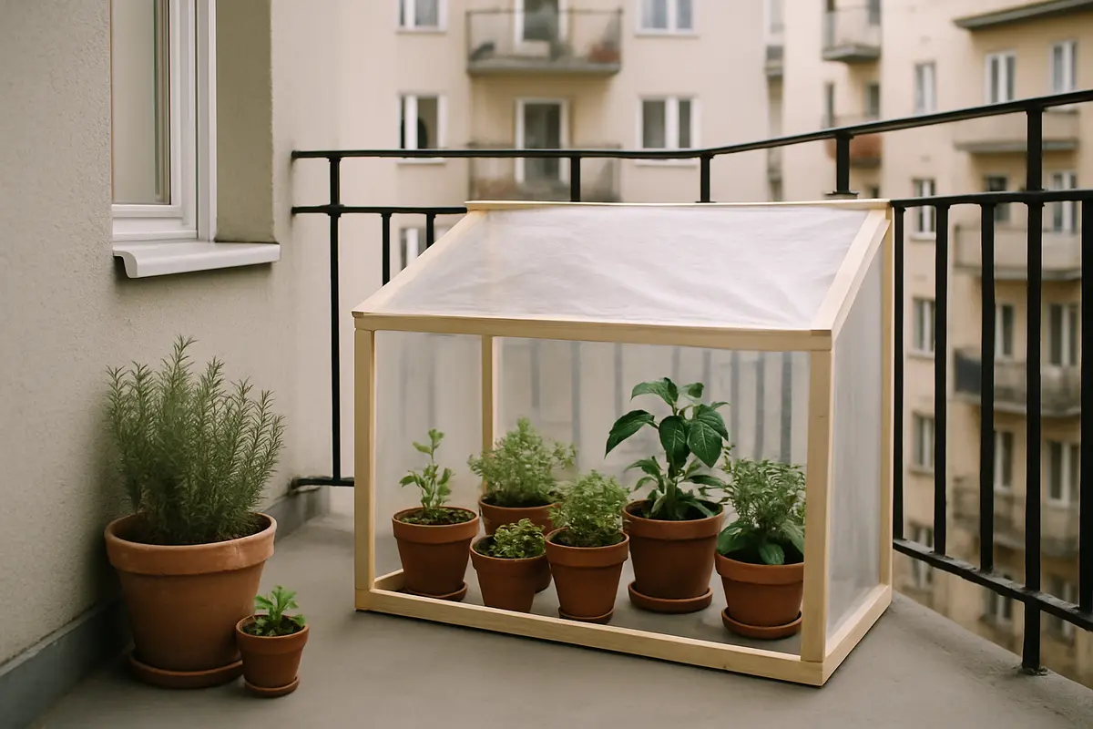 Serra fredda da balcone: come farla con poco e quando usarla